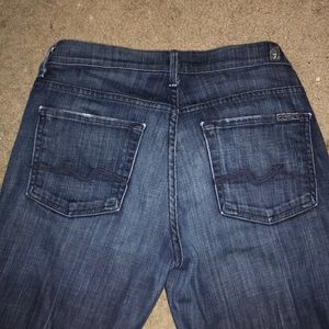 7FAM High Waist Bootcut Jeans